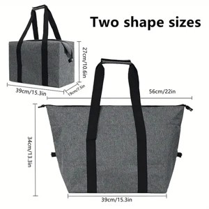 Racxily Heavy-Duty Cooling Tote Bag ¨C 5.28 Gallon Capacity for Beach, Camping & Grocery Hauling - 1 of 4