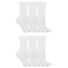 Fruit of the Loom Women's 6pk Comfort Cushion Crew Socks - 8-12 - 2 of 4