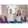 NCAA Evansville Purple Aces Alumni Throw Pillow 18x18 Inches - 2 of 2