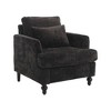 Grungis Upholstered Accent Chair with Solid Wood Frame,29.53"W Lounge Chair with Soft Padded Seat,Chenille Arm Chairs for Bedroom,Reading Room - 4 of 4