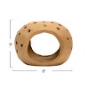 Storied Home Handmade Terracotta Candle Holder with Cutouts - 2 of 4