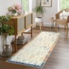 Indoor Modern Botanical Living Room Bedroom Area Rugs for Home Decor, Washable Non Slip Dining Room Carpet, Foldable Thin Mat - 4 of 4