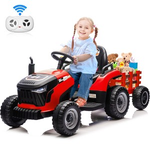 JOYRACER 2WD 24V 2-Seater Electric Ride-On UTV for Kids, 2×75W Motors, Remote Control, LED Lights, Spring Suspension, 3 Speeds & Bluetooth Music - 1 of 4