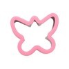 Unique Bargains Biscuit Cutter Medium Butterfly-Shaped Cookie Cutter Hand Wash Stainless Steel Plastic 2.8"x2.3"1.6" 1Pcs - 4 of 4
