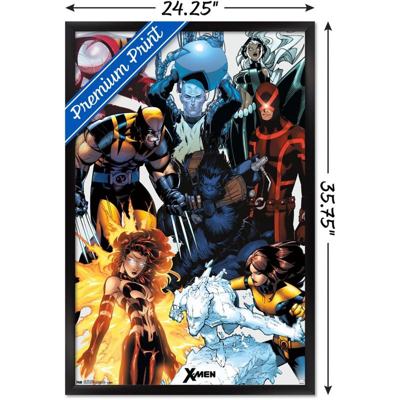 Trends International Marvel Comics - The X-Men - Collage Framed Wall Poster Prints, 3 of 7