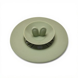 Anna-Kaci Silicone Bunny Ear Cup Lid Dustproof Insulated Drink Cover with Pop Up Vent Seal 4.6x0.7in - 1 of 4