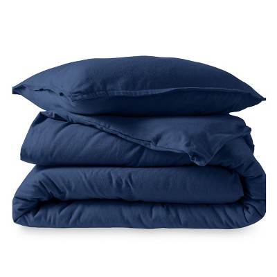 Cotton Flannel Duvet Cover & Sham Set by Bare Home