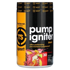 Top Secret Nutrition Sport, Pump Igniter, Black, Ultra Performing Pre-Workout, Fruit Punch, 15.8 oz (450 g) - 1 of 2