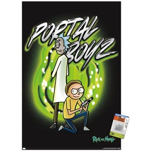 Trends International Rick And Morty - Portal Boyz Unframed Wall Poster Prints - 1 of 4