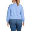 Lands' End Women's Cropped Fine Gauge Crew Neck Cardigan Sweater - 2 of 3