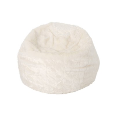 3" Leeson Faux Fur Bean Bag - Christopher Knight Home