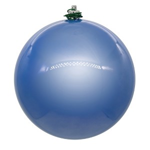 Vickerman Periwinkle Ball Ornament - 1 of 2