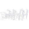 Reindeers & Sleigh Christmas Decoration 320 LEDs Acrylic - 3 of 4