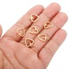 Unique Bargains Metal Bulk Elegant DIY Crafts Jewelry Making Heart Pendant 100 Pcs - 4 of 4
