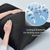 Bamboo Rayon Pillow Cases, 2 - Pack, Cooling, Breathable, Silky Soft, Black, 20x26 - 3 of 4