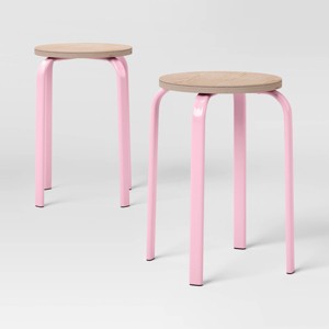 Stackable Accent Stool - Room Essentials™ - 1 of 4