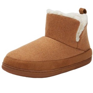 KingSize Men's High Pile Fleece Lined Comfort Slipper Boot - 1 of 4