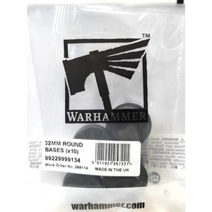 Warhammer 32Mm Round Bases (X10) Games Workshop - 1 of 1