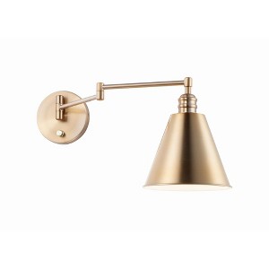 Maxim Lighting Library 1 - Light Swing Arm Lamp in  Heritage - 1 of 4