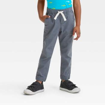 Toddler Boys' 2pk Woven Pull-On Jogger Pants - Cat & Jack™ Brown/Gray 12M