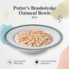 Portmeirion Potter's Brushstroke Oatmeal Bowl, Set of 4, Ideal for Porridge, Soup, Desserts, Durable Earthenware Bowls, Made in UK - Green - 2 of 4
