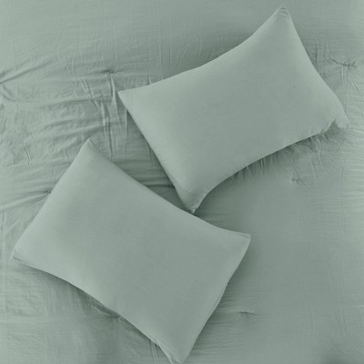 Spa Green Queen Down Alternative Microfiber Comforter Set