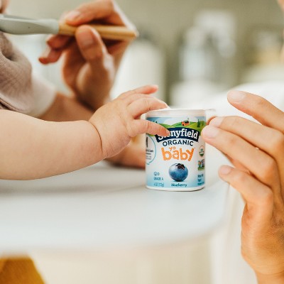 Stonyfield Organic YoBaby Apple &#38; Blueberry Whole Milk Baby Probiotic Yogurt - 6ct/4oz Cups_9