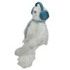 Northlight Plush Sitting Yeti with Earmuffs Christmas Figure - 18" - White and Blue - 4 of 4