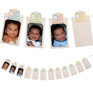 Fun Express Baby 1st Birthday Photo Banner : Target