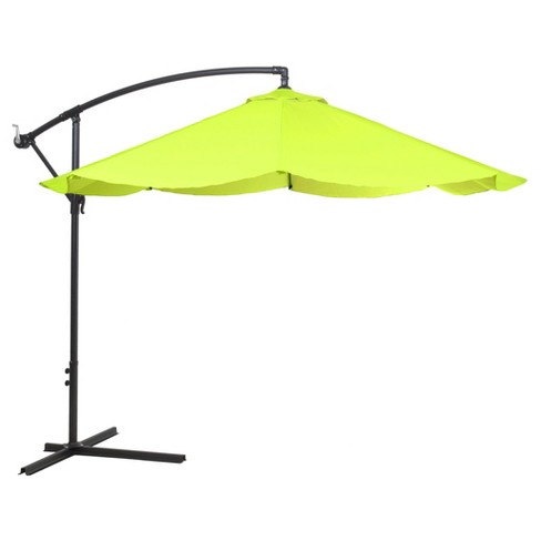 Offset 10 Aluminum Hanging Patio Umbrella Pure Garden Target