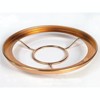 10" Solid Brass Shade Ring for #2 Burners - 2 of 3
