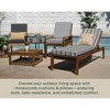 Honeycomb Outdoor Highback Dining Chair Cushion - 3 of 4