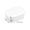 Unique Bargains Plastic Soap Dish Keep Soap Dry Soap Cleaning Storage for Home Bathroom Kitchen - image 4 of 4