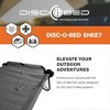Disc-O-Bed 2XL Cot Sheet for Folding Bed Systems and Camping, Extra Wide XXL Portable Sleeping Mattress Cover for Adults, Travel Bag Friendly, Grey - 2 of 4