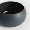 Plum & Post Mallie Decorative Bowl - Dark Blue Ceramic - Handcrafted - 3 of 4