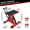 Dirt Bike Lift Stand, Motorcycle Jack Lift Stand 400 lbs Capacity and Hydraulic Lift Operation, Adjustable Height Hoist Table - 4 of 4