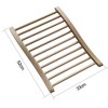 S-Shape Sauna Backrest, Natural Wood Hemlock Sauna Chair For Back Pressure Releasing, Infrared Sauna Accessories For Sauna Room Home Sofa - 2 of 4