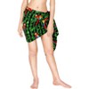 LA LEELA Women's Beachwear Summer Bikini Wraps Beach Wrap Sarong Coverups Skirt Swimwear Bathing Suit Swim Cover Ups for Womens One Size Black, Floral - 3 of 4