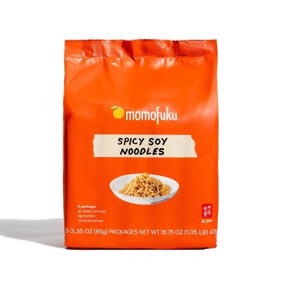 Momofuku x A-Sha Spicy Soy Noodles - 5ct/16.75oz