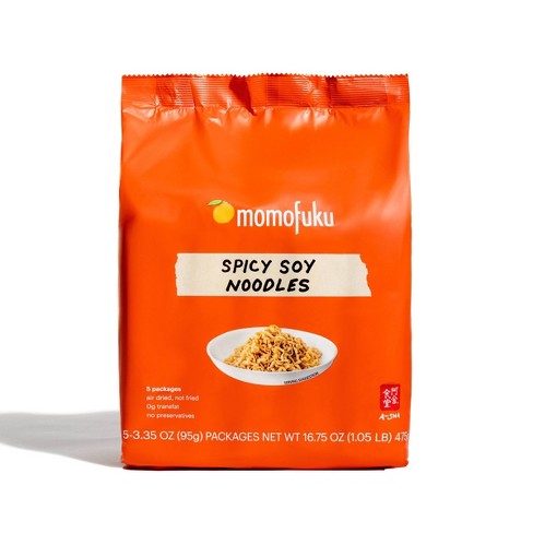 Momofuku X A-sha Spicy Soy Noodles - 5ct/16.75oz : Target