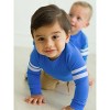 RuggedButts Baby Boys Racing Stripe Long Sleeve Bodysuit - 4 of 4