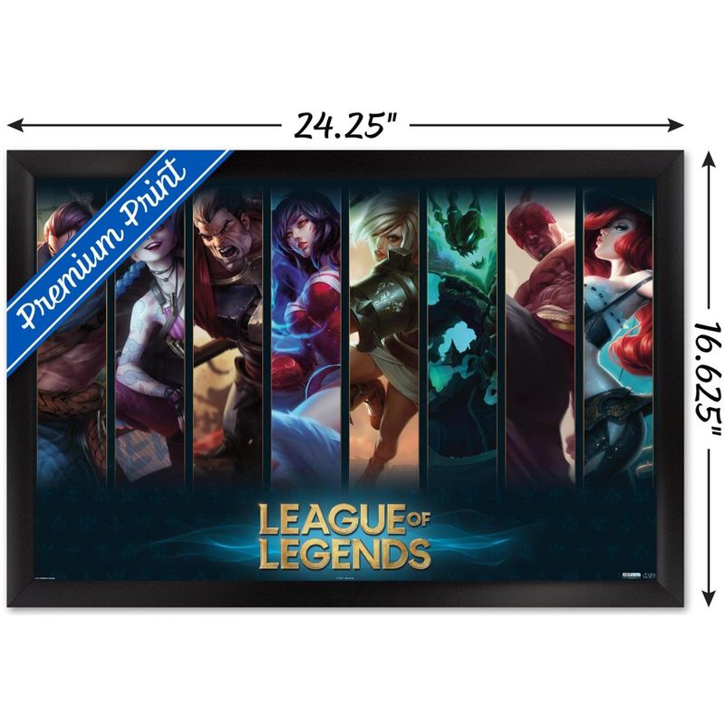 Trends International League of Legends - Champions Framed Wall Poster Prints, 3 of 7