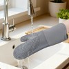 REGALWOVEN Oven Mitts and Pot Holders Sets of 6 Heat Resistant Kitchen Oven Gloves Sets with Non-Slip Silicone for Kitchen - 4 of 4