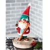 The Lakeside Collection Ceramic Christmas Gnome - Holiday Figurine for Indoor/Outdoor Display - 4 of 4