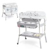 Baby Bathtub with Changing Table, Removable Bath Tub Unit w/Soft Cushion, Temperature Display - 2 of 4
