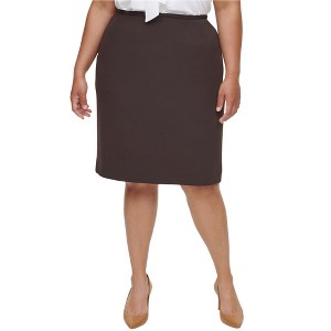 Calvin Klein Womens Solid Pencil Skirt - 1 of 1