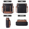 Generic Crossbody Bags,Multi Pocket Crossbody Purses Vegan Leather Travel Purse - 4 of 4