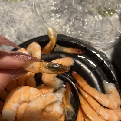 Peeled & Deveined Tail On Cooked Shrimp With Cocktail Sauce - Frozen ...