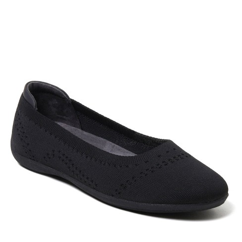 Women's Corinna Wide Width Ballet Flats - A New Day™ Black 6w : Target