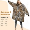 Catalonia Women's Casual Blanket Hoodie Sweatshirt, Cozy Fleece Blanket Pullover Sweater with front Pocket, Clothing Cozy Gift for Wife Woman - 3 of 4